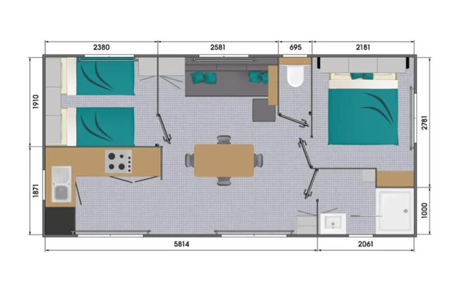 Casita - Mobil Home - Camping - Mobilhome De Particulier Dans Un Camping Ла Гард-Френе Екстериор снимка